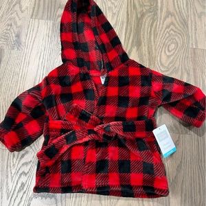 Brand new with tags Hudson baby hooded bathrobe 0-9 months